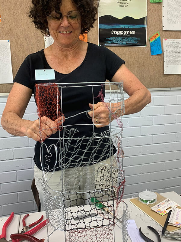 Tania Spencer's World of Wire Textiles Workshop